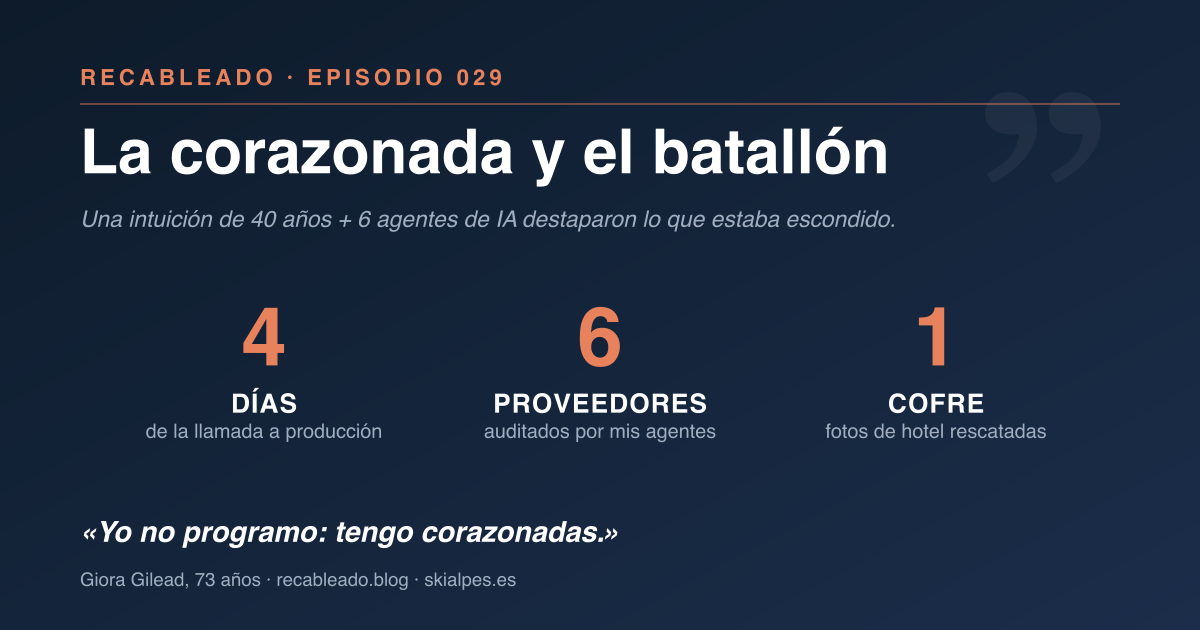 Infografía: de la corazonada al veredicto del batallón — 4 días de integración y 6 proveedores investigados